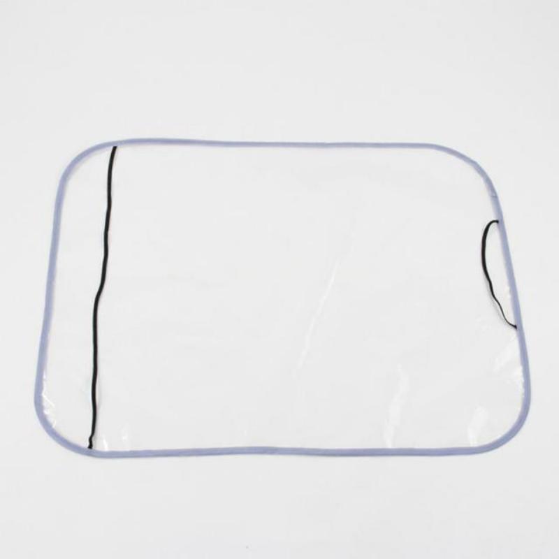 Car Seat Back Protective Cover PE Transparent Film Protective Cover Anti-dirty Mat Car Accesorries Child Anti-step Anti-kick