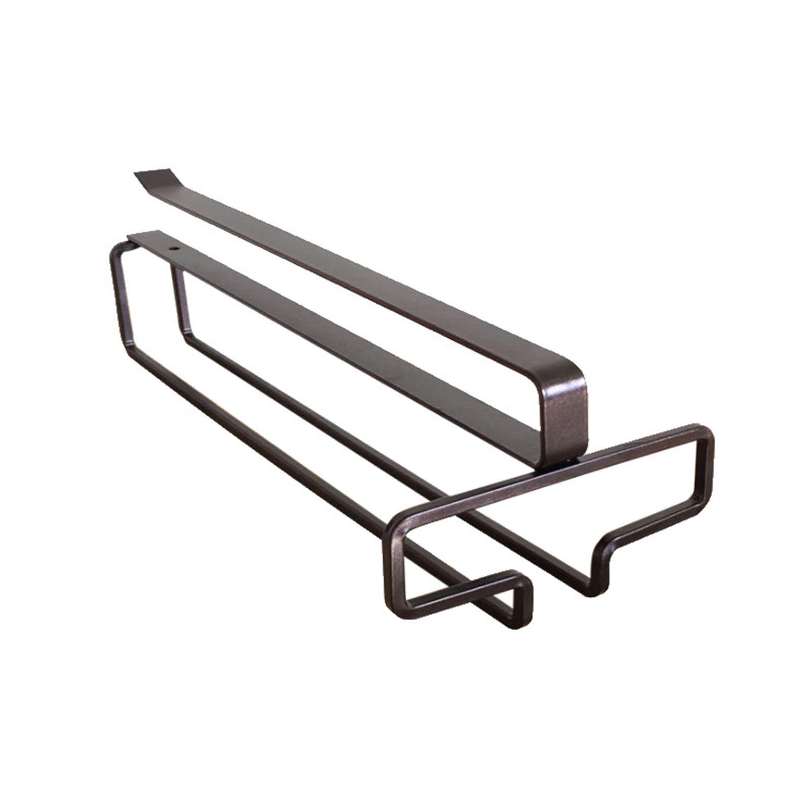 

Easy Install Hanging Wine Glass Holder Efficient Wine Glass Holder Easy Install Under Cabinet Organizers For Stemware чёрный