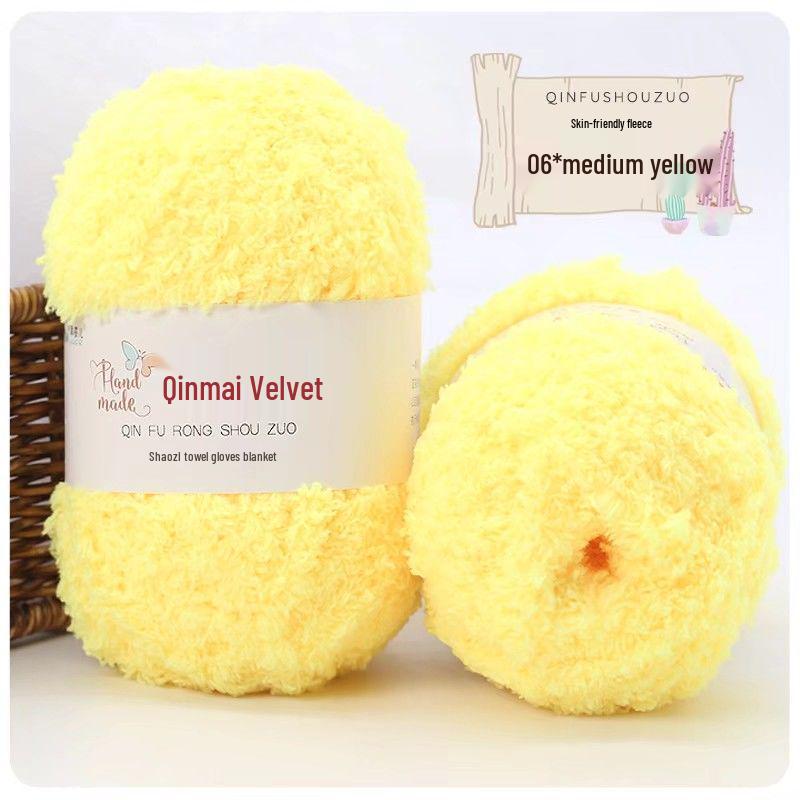 Coral Fleece Yarn Towel & Scarf DIY Material Pack