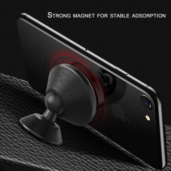Magnetická přísavka pro výstup vzduchu do auta, otočná o 360 stupňů, držák na telefon