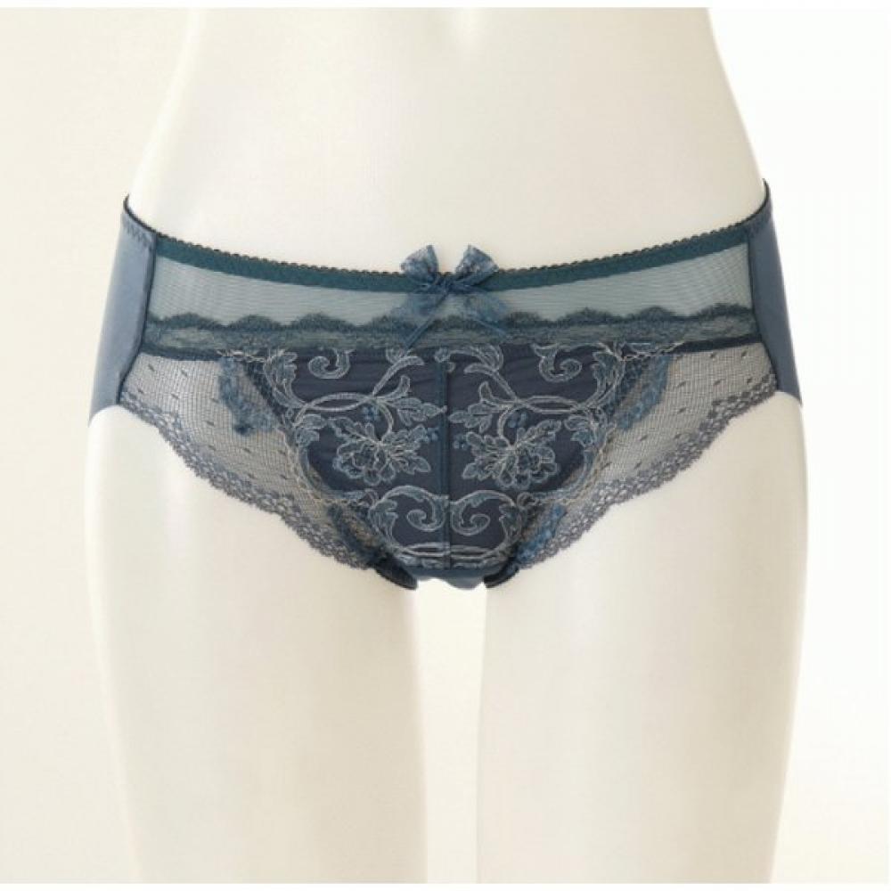 

Venus Embroidered Hem Panty Set Of 2 Colors vptb645hSet navy/soft pink/105