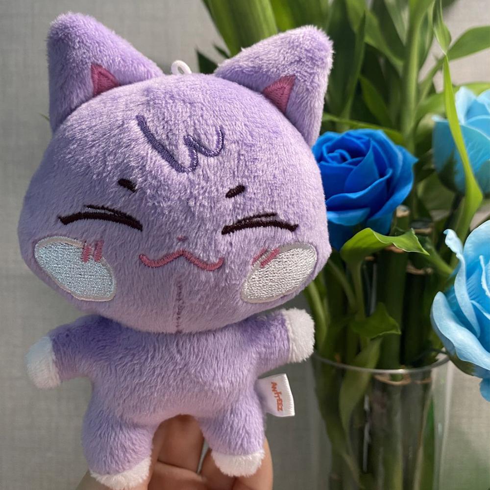 10CM Pop-up Store Doll Keychain ANITEEZ Cartoon Cute Plush Pendant Keyring Bag Accessories Kpop Yunho Yeosang Fans Gifts