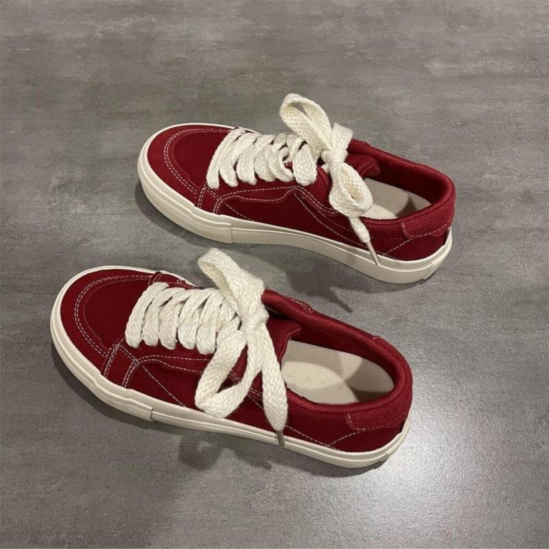 American retro student board shoes new spring and autumn super fire breathable casual sports espadrilles
