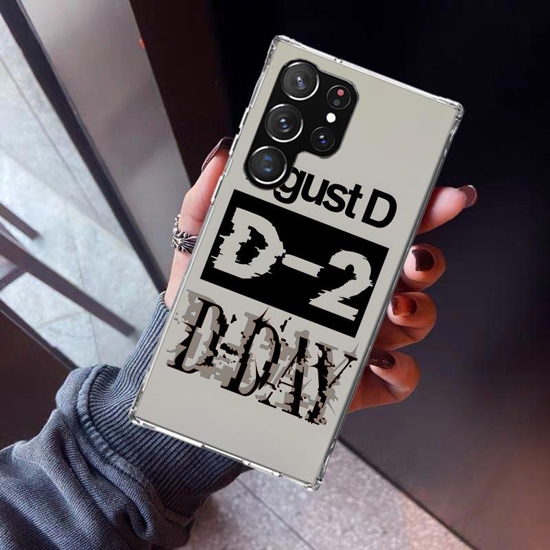 SUGA D-DAYs Phone Case for Samsung Galaxy S26 S25 Edge S24 S23 Ultra S22 Plus S21 FE S20 + Soft Cover Print Fundas Galaxy S25 S2