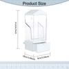 Automatic Bird Feeder Cage Accessory Clear Reusable Pull Out Bottom Tray Parrot Dispenser for