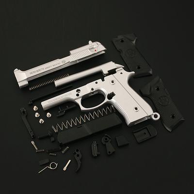 Mini Metal Toy Gun Model Alloy Keychain Detachable Look Real Collection Color Birthday Gifts For Boys Adult Gaming Peripherals