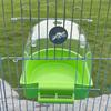 Plastic Bird Shower Box Anti-Slip Parakeet Bathing Tub Practical Parrot Bathtub  Pet Cage