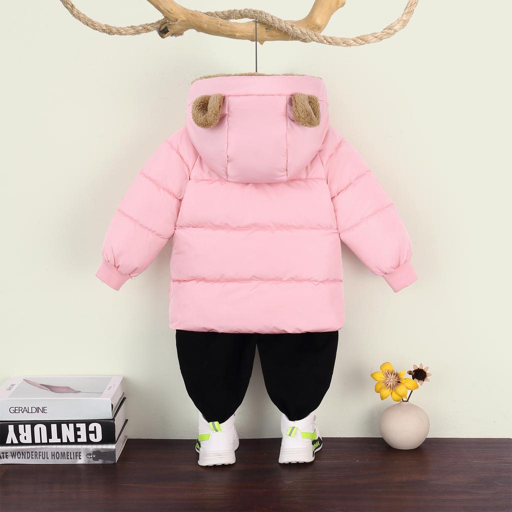 Children's Down Cotton-padded Clothes: Thick Cotton-padded Jackets for Boys In Winter and Down Jackets for Girls