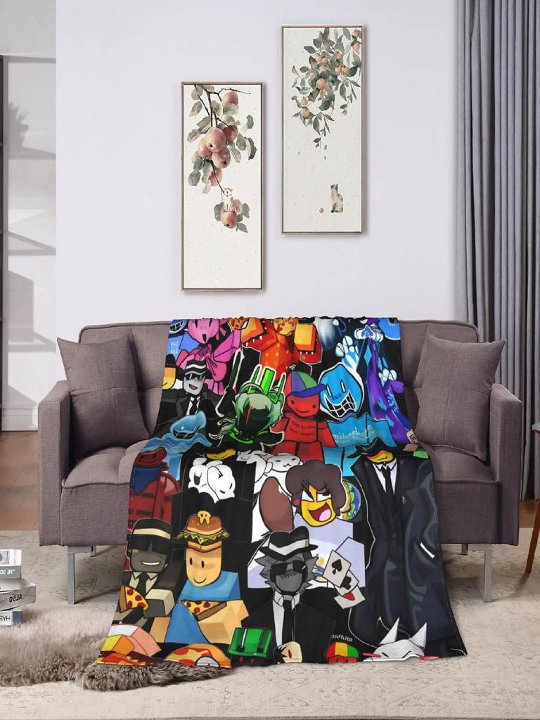 Forsaken Character Blanket Soft Warm Cozy Throw for Sofa Bed Car Chair Travel Home Decor Funny Bedspread Spring Autumn