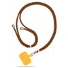 Universal Mobile Phone Neck Rope Adjustable Metal Snap Buckle Anti-lost Holder Lanyard with Adhesive Card Outdoor Travel Hiking