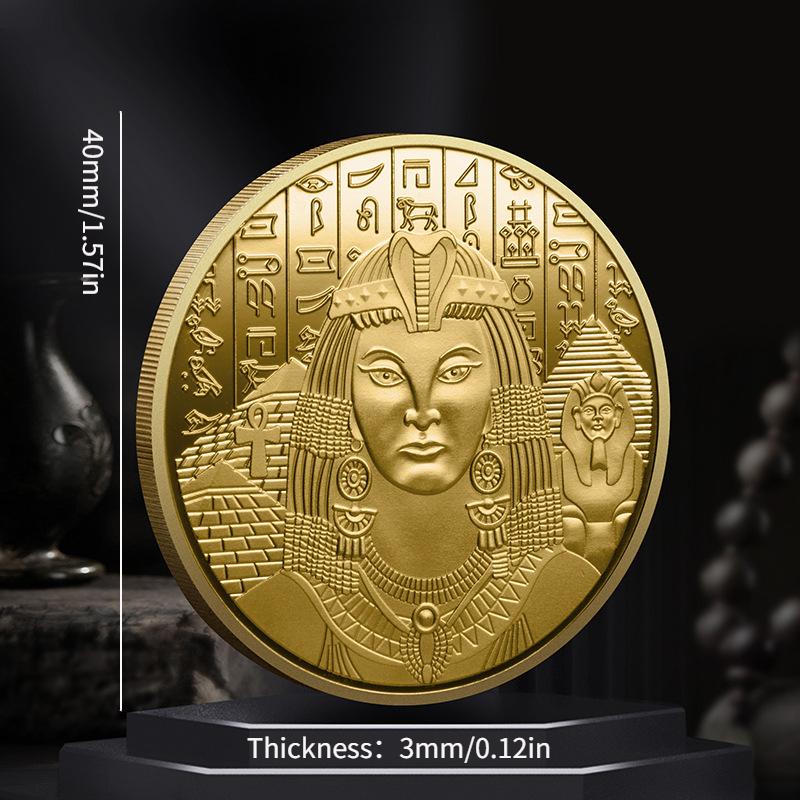 1pc Ancient Greek Coins, Silvery Golden Coin, Commemorative Medal, Collections, Souvenir Gift