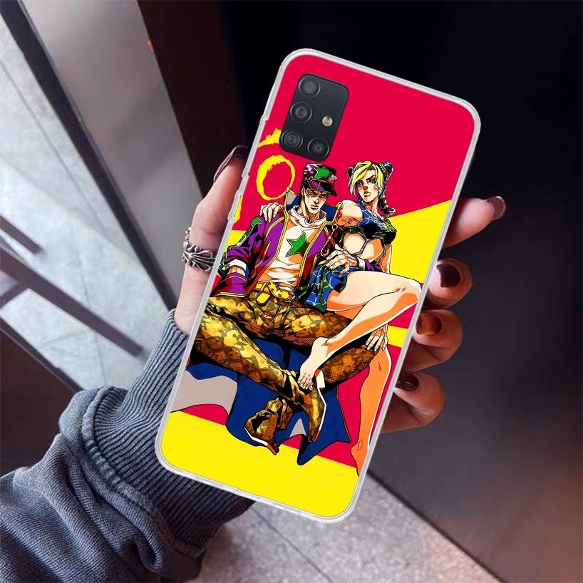 JoJo's Bizarre Adventure Jolyne Cujoh Phone Case For Samsung Galaxy A52 A51 A50S A32 A22 A12 A02S A72 A71 A31 A70 A30S Note 20 U