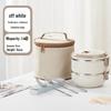 Ruhan Multi-Layer Insulated Stainless Steel Lunch Box