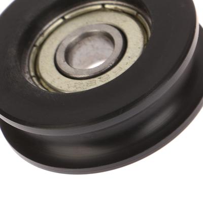 For Slide Door Window U Groove Roller Pulley 626 Bearing Steel Bearing Roller Injection-Coated U-Shaped Pulley Wheel