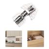 Flip Up Hinge for RV Kitchen Cabinet Doors Wardrobe Storage Cold Rolled Steel Nickel Plated Rivet Reinforced Build