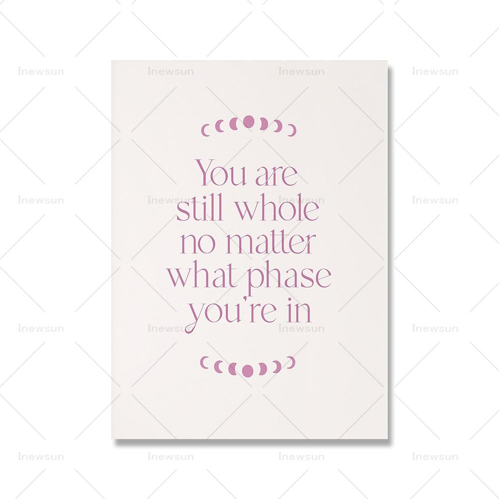 Abstract Sun Moon Prints Daily Manifest Poster Law of Attraction Angel Numbers Canvas Painting Universe Quote Wall Pictures