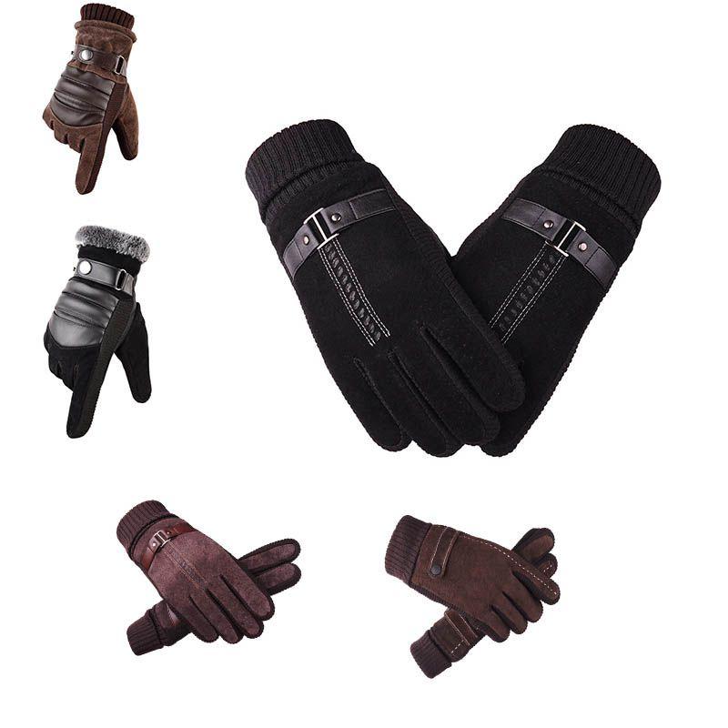 Fashion Mens Winter Warm Touch Screen Driving Gloves sports Ski Gloves