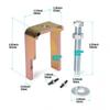 Model DCP26 Roller Pin Extractor U-shaped Bracket Clutch Roller Pin Extractor  Clutch Maintenance