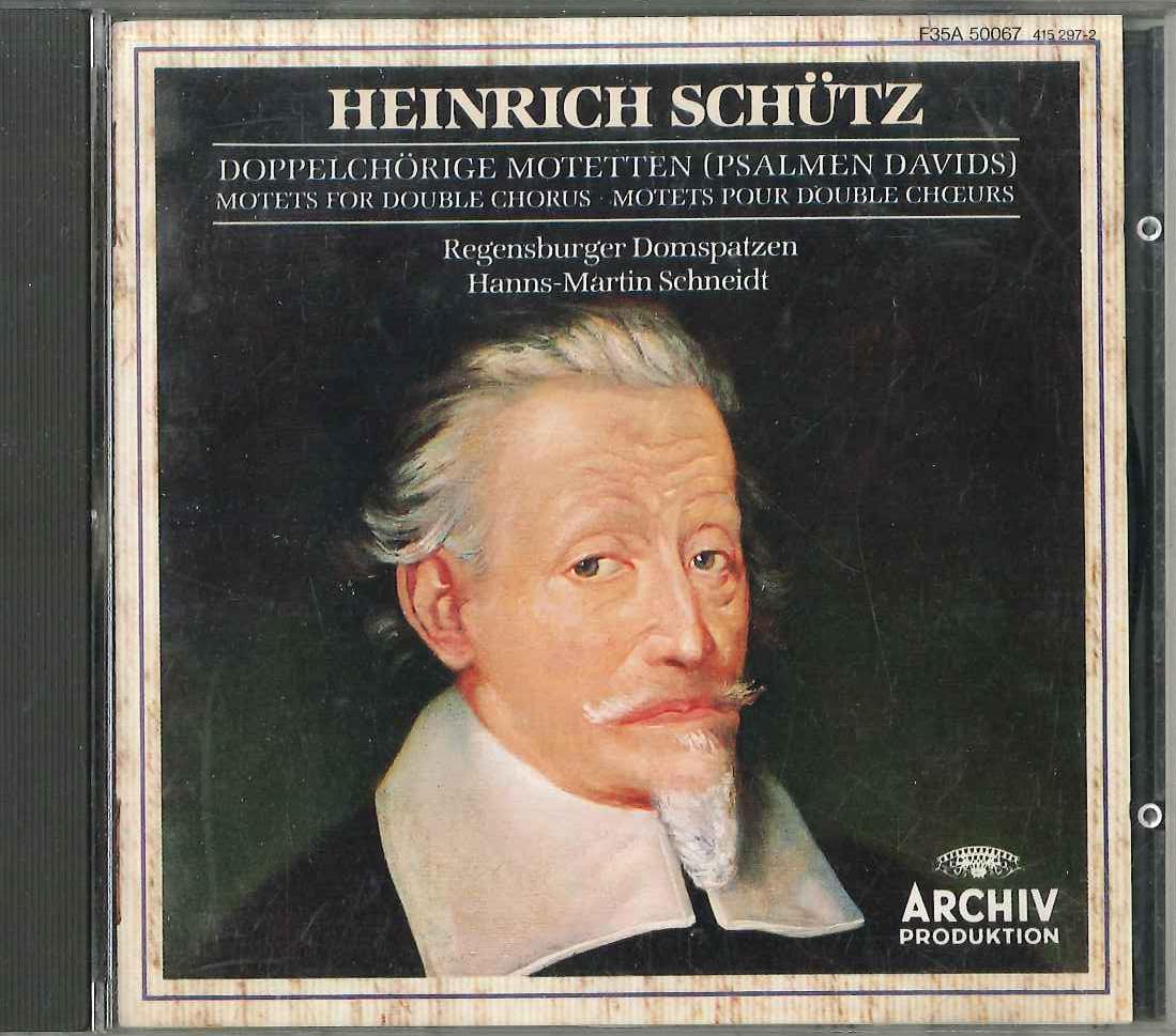 

CD HANNS MARTIN - Schutz Doppelchorige F35A50067 POLYDOR Japan Classical Used