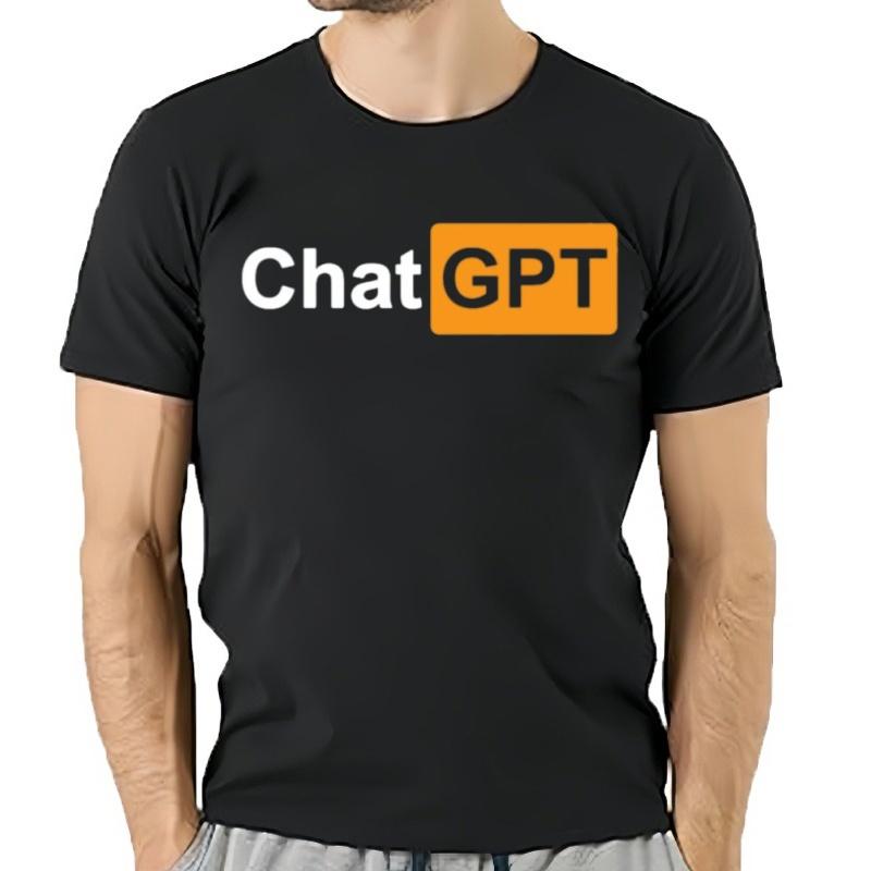 Funny Chatgpt Chat Gpt Developer Programmer T-shirts Cotton Short Sleeve Gifts Clothing For Man Fashion Loose