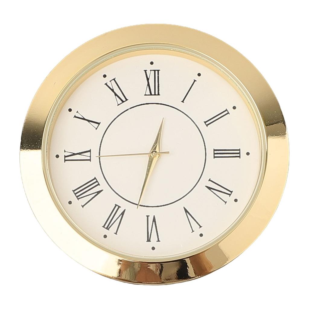 Clock Insert Quartz Movement Round Glass Mm Quartz Movement