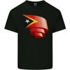 Curled East Timor Flag Day Football Kids T-Shirt Childrens