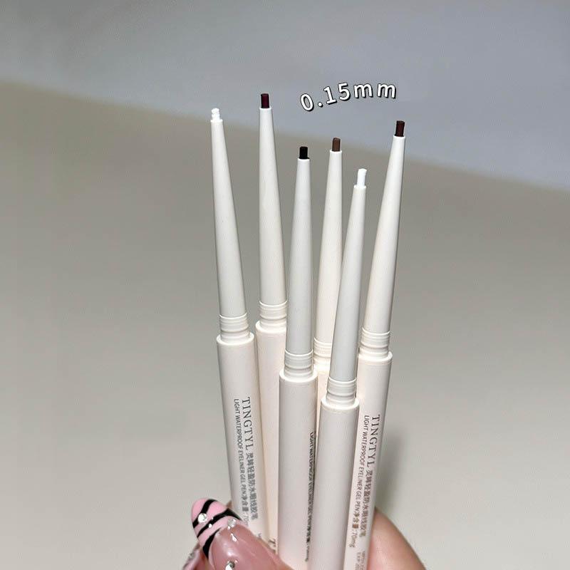 Matte Lying Silkworm Eyeliner Gel Stift Wasserdicht Nicht Verschmierend Schnell Trocknend Augen Liner Stift Teebraun Lidschatten Stift Make-up