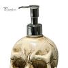 Creativo Stile Gotico Articoli da Toeletta Teschio Dispenser Bottiglia con Pompa, Grande Capacità Vinile Ricaricabile Pompa a Pressione Sapone Liquido Contenitore Lozione,