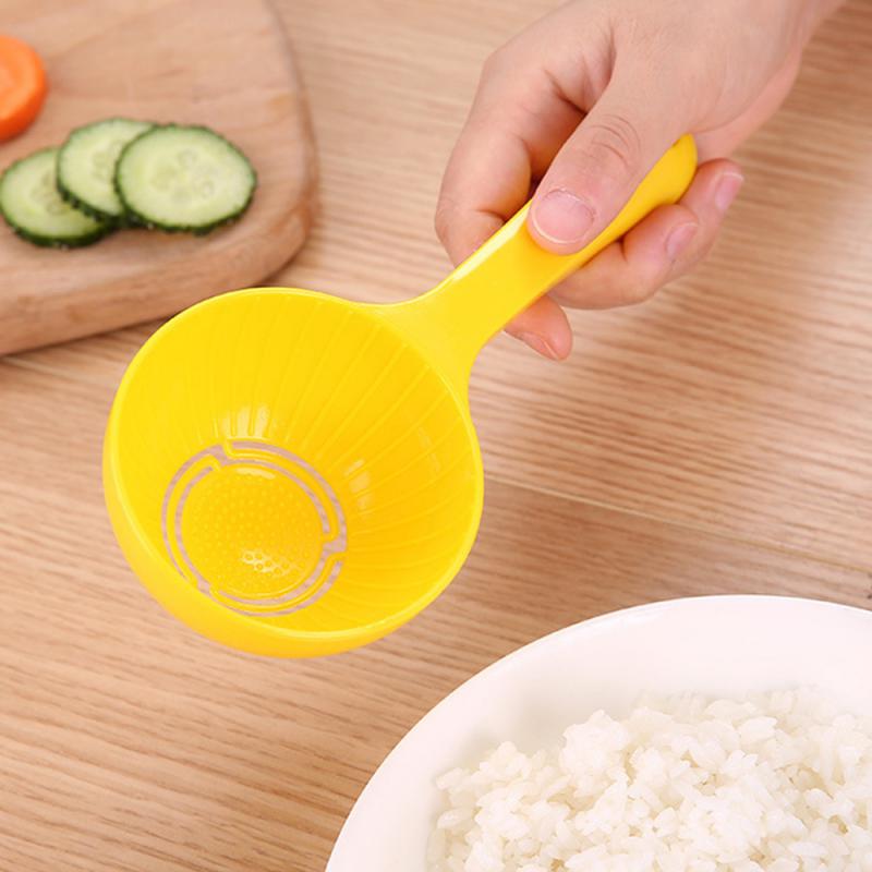 Rice Scoop Mold Non-stick Sushi Mold Rice Ball Spoon Half Round Rice Cooker Congee Spoon Kitchen Accessory Tool