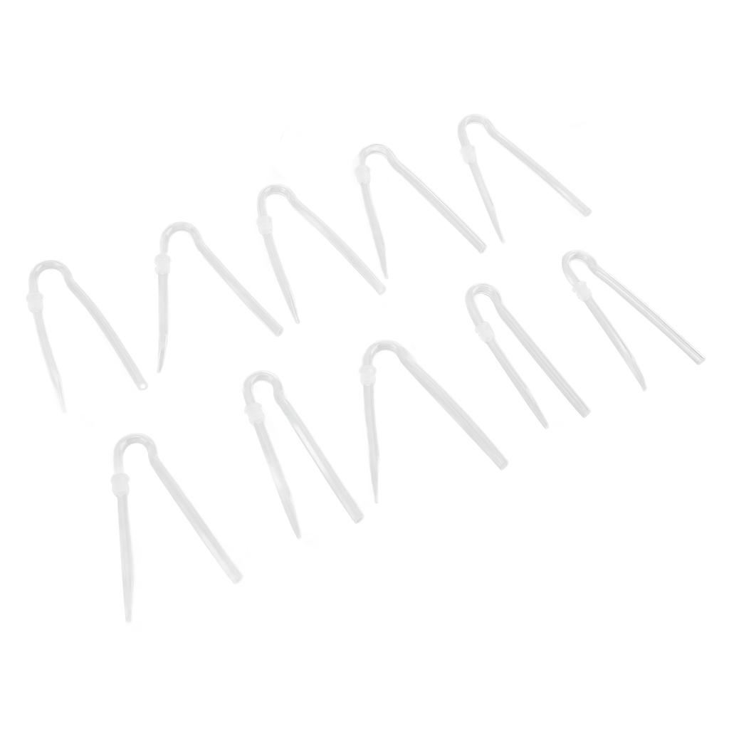 10pcs Sound Aid Tube R Type Prevent Earwax PVC Sound Amplifiers Earmold Tubing Set