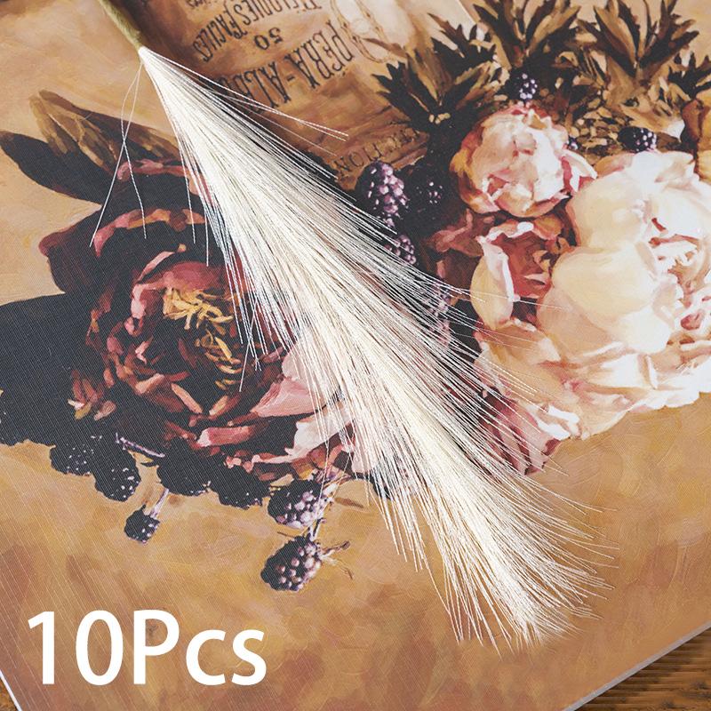10pcs Faux Pampas Wedding Home Decoration Fake Plant Fluffy Silk DIY Reed Simulated Artificial Flowers Pampas Grass