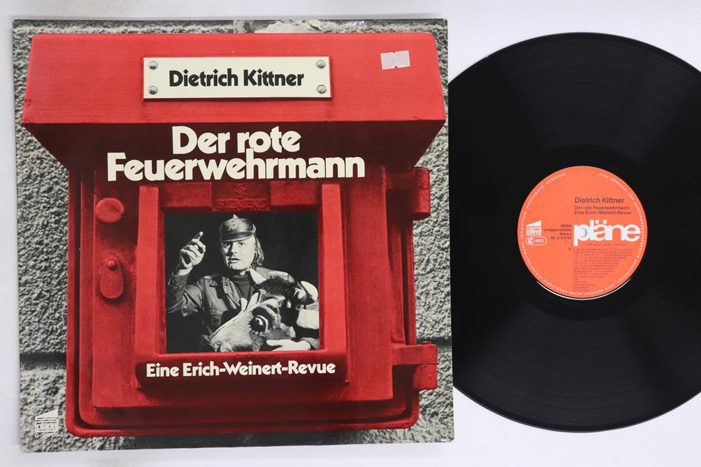 LP Record DIETRICH KITTNER  Der Rote Feuerwehrmann. Eine Erich G30135 PLANE 1978 Germany Soundtracks  Musicals Used