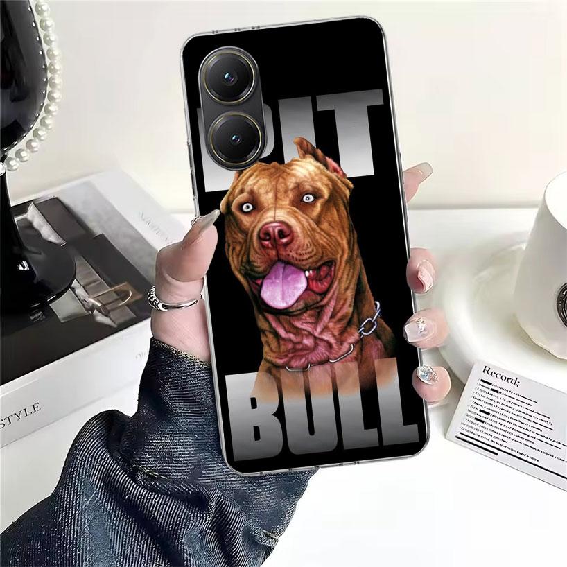 Pitbull Huisdier Hond Pitbull Zachte Telefoonhoesje Voor Xiaomi Redmi 15C 15 13C 13 Poco X5 X6 X7 F7 Ultra M7 12C 12 10 10C 9C 9A 9T 9 Funda