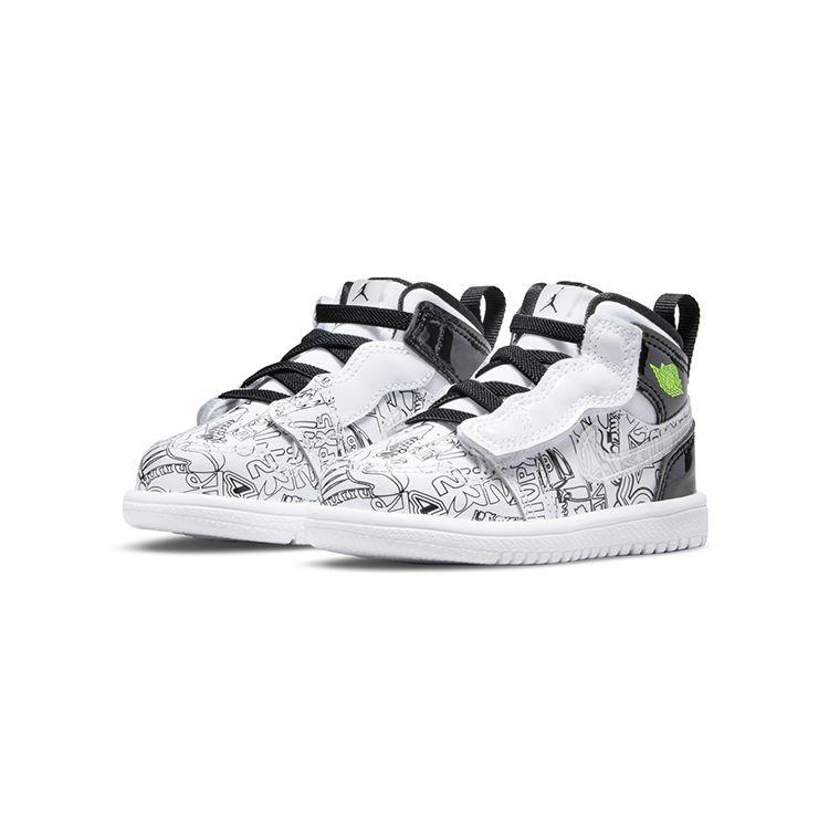 Air Jordan 1 Mid Alt SE TD White Black DH9682-100