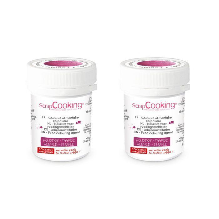 Colorant alimentaire en poudre 10 g - pourpre