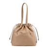 Drawstring Shoulder Bag Women's Handbag Lightweight Water-Repellent Nylon Tote Bag
