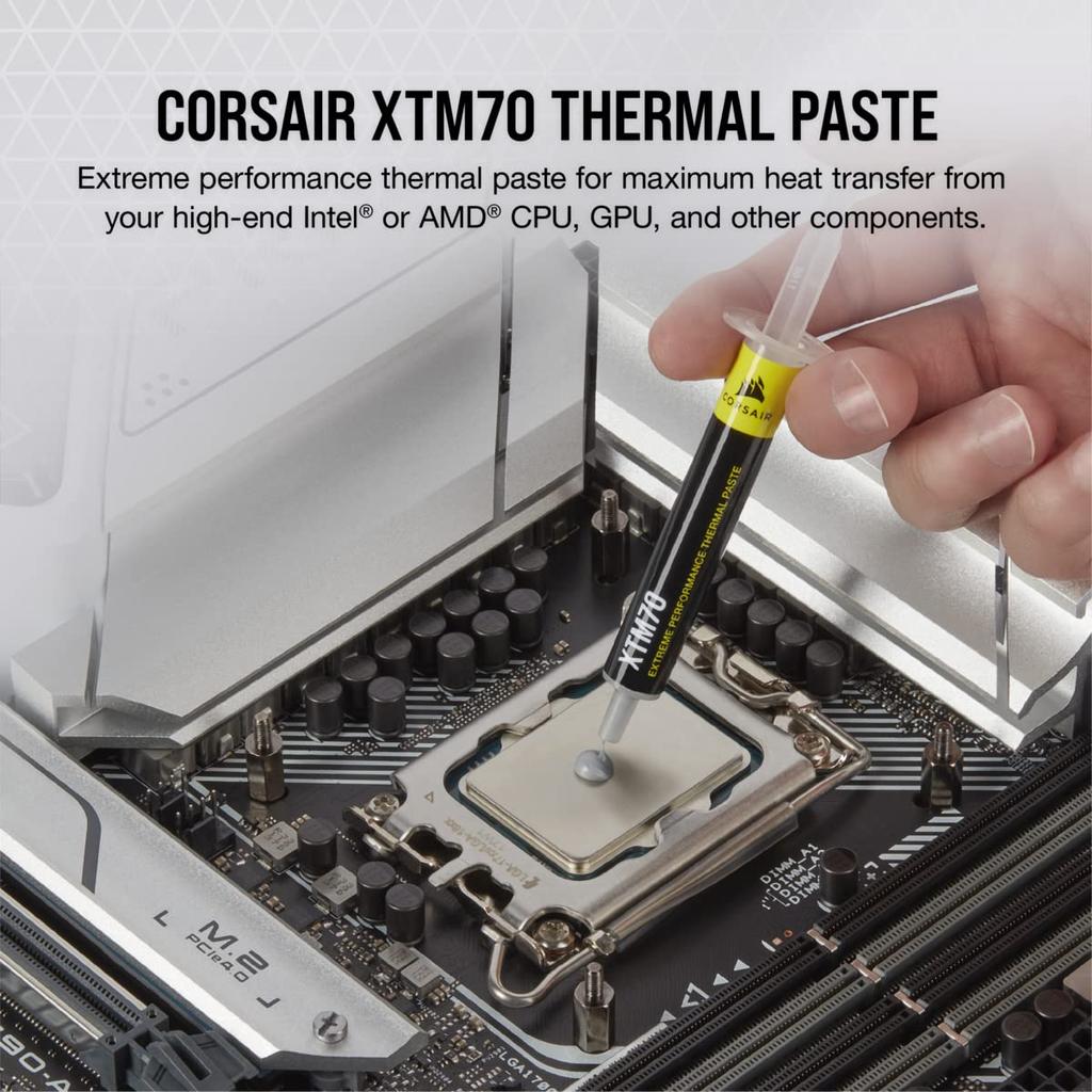 CORSAIR XTM70 Thermal Grease Extreme Performance Thermal Paste for CPUs Tool [Application Included] CT-9010010-WW