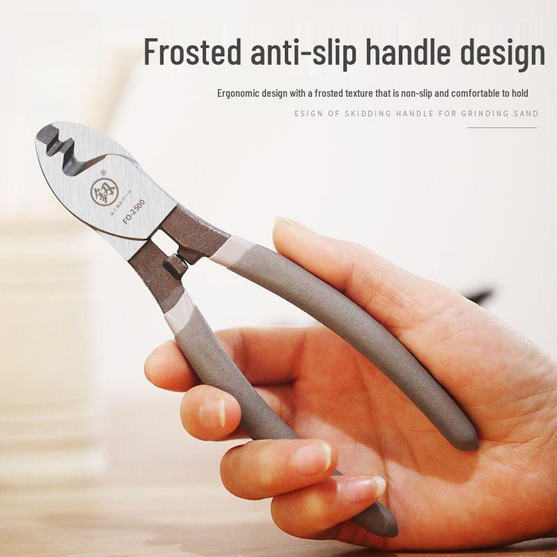 

Fukuoka Tools Cable & Wire Cutter/Twisting Pliers Set: 6 , 8 , 10 2500 (6 inch Cable Cutter)