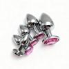 5 Size Metal Anal Plug Jewelry Base Beginner To Expert Butt Plug Anus Stimulator Dildos Adult Sex Toys For Female/Male Couple