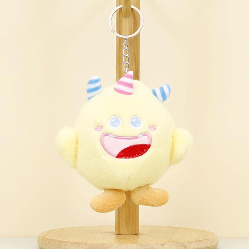 Adorable Plush Monster Keychain Soft Stuffed Animal Bag Accessory Cute Toy