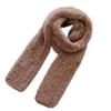 Rex Rabbit Fur Scarf Winter Medium Long fur Scarf Natural Fur Thickened Warm Fur Scarves Neck Warmer Female Real Fur Scarves