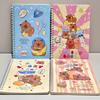 Laser Capybara A5 Coil Notebook Cute Cartoon Exercise Book Cute Notepad Diary School Stationery Supplies
