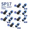 SP17 IP68 Waterproof Connector Docking Male Female Set Plug Socket 2/3/4/5/6/7/9Pin Wire Electric Aviation Cable Connector