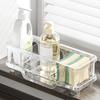 Kitchen Faucet Sink Drain Rack Sponge Holder Bathroom Shampoo Soap Storage Shelf
