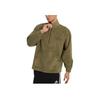 Adidas HZ Track Top Embroidered Letter Knit Crewneck Sweatshirt Men Tops Olive IB2765