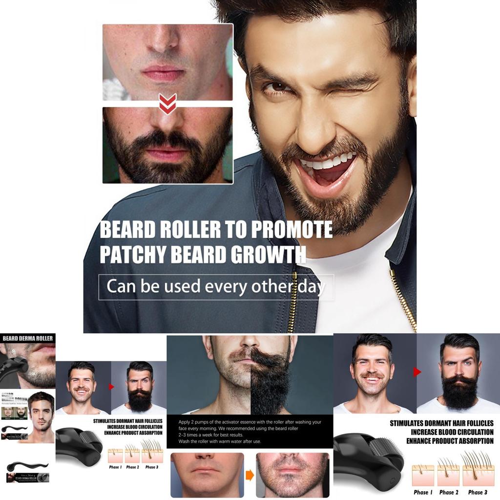 West Month Bartroller für nährende Pflege und Reinigung von Gesichtsbehaarung Essentials