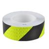 5cm*10m Fluorescent Reflective Tape Outdoor Waterproof Arrow Twill Conspicuity Reflectors Hazard Caution Adhesive Safety Sticker