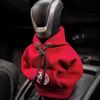 Car Logo Knob Cover Manual Handle Gear Mat Gear Shifting Hoodie For MG HS 2022 ZST ZS MG3 MG5 MG6 MG7 GT GS Hector ZX EZS EHS MG qnw1