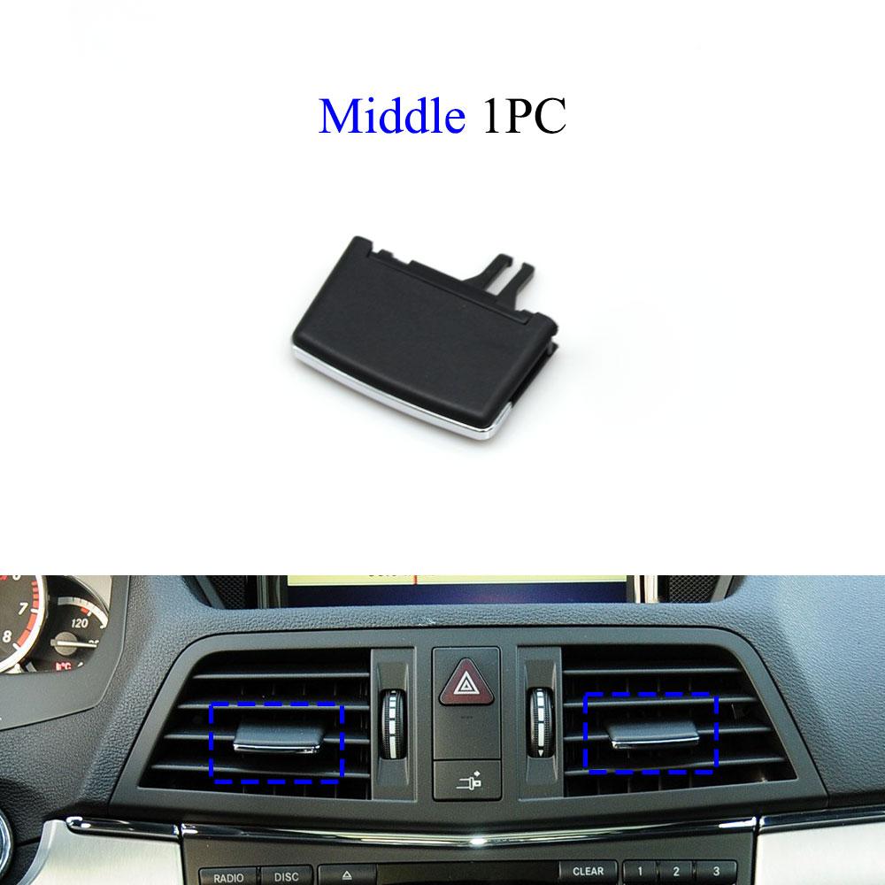 

W207 Car Front Air Conditioner Vent Grille Outlet Slider Tab Clip AC Paddle For Mercedes Benz E Class Cabriolet Coupe 2009-2012 Middle 1PC