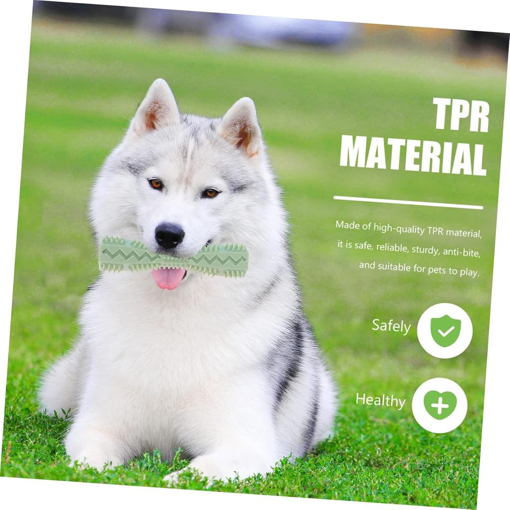 Haustier Zähneknirschen Trainingsstock Auslaufsicheres Spielzeug Zähneknirschen Reinigungsstock Verschleißfest Bissfest Leicht zu reinigendes Material Sicher Ungiftig Trainingsspielzeug